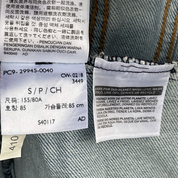 Levi’s Premium Original Trucker Jacket: ALL MINE MEDIUM WASH - Picture 5 of 7